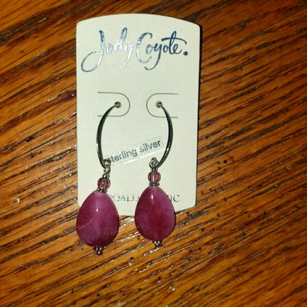 Jody Coyote earrings NWT